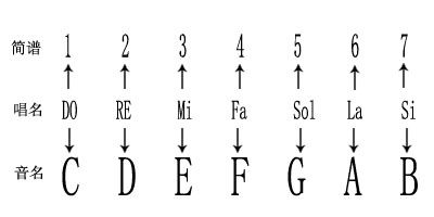 小提琴基础乐理知识简谱与五线谱唱法音名对照表